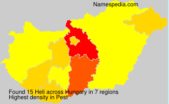 Surname Heli in Hungary