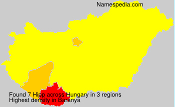 Surname Hipp in Hungary