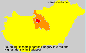 Surname Hochstein in Hungary