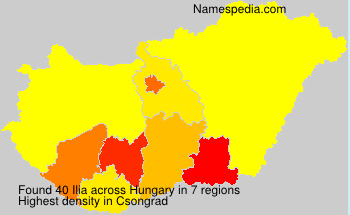 Surname Ilia in Hungary