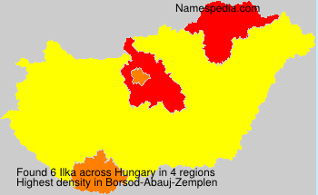 Surname Ilka in Hungary