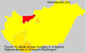 Surname Jakobi in Hungary