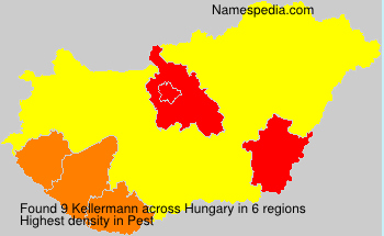 Surname Kellermann in Hungary