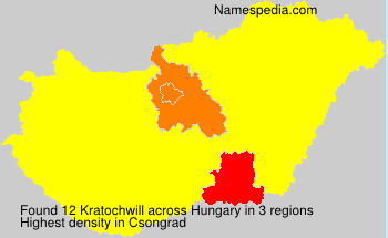 Surname Kratochwill in Hungary