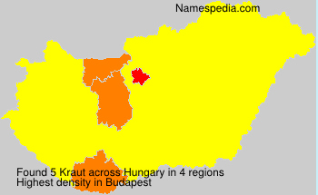 Surname Kraut in Hungary