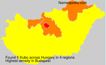 Surname Kubo in Hungary