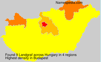 Surname Landgraf in Hungary
