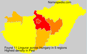 Surname Lingurar in Hungary