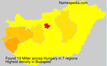 Surname Miller in Hungary