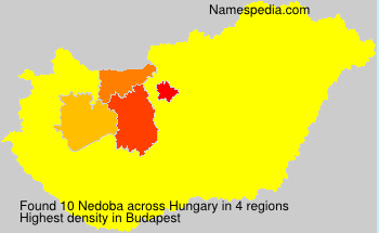 Surname Nedoba in Hungary