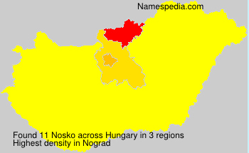 Surname Nosko in Hungary