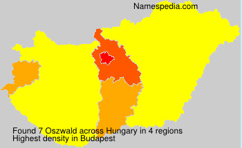 Surname Oszwald in Hungary