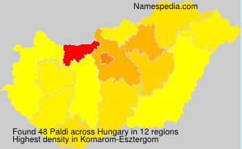 Surname Paldi in Hungary