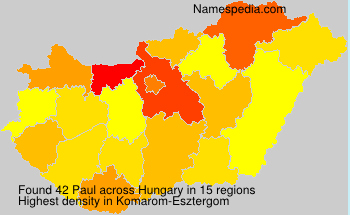 Surname Paul in Hungary
