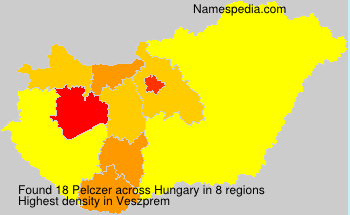 Surname Pelczer in Hungary