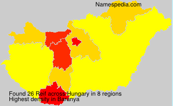 Surname Reif in Hungary