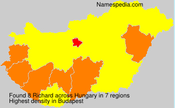 Surname Richard in Hungary