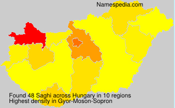 Surname Saghi in Hungary