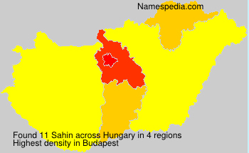 Surname Sahin in Hungary