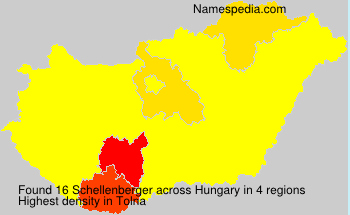 Surname Schellenberger in Hungary