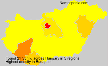 Surname Schild in Hungary