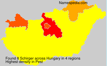 Surname Schirger in Hungary