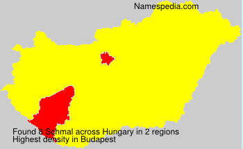 Surname Schmal in Hungary