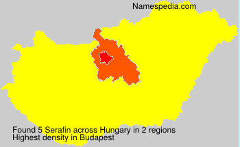 Surname Serafin in Hungary