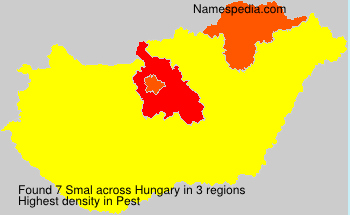 Surname Smal in Hungary