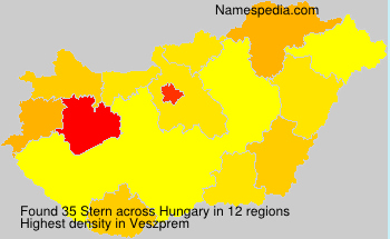 Surname Stern in Hungary