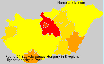 Surname Szokola in Hungary