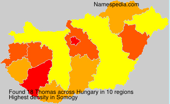Surname Thomas in Hungary