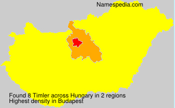 Surname Timler in Hungary