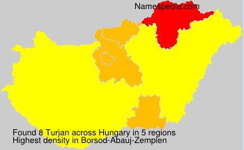 Surname Turjan in Hungary