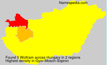 Surname Wolfram in Hungary