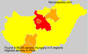 Surname Wurth in Hungary