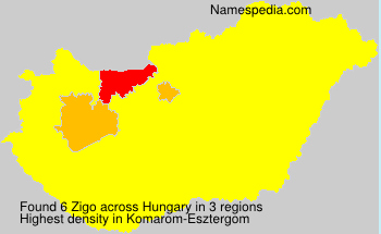 Surname Zigo in Hungary
