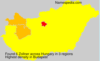 Surname Zollner in Hungary
