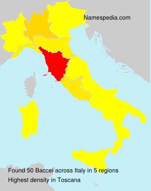 Surname Baccei in Italy