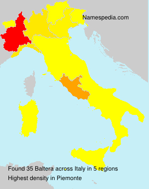 Surname Baltera in Italy