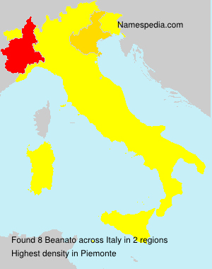 Surname Beanato in Italy