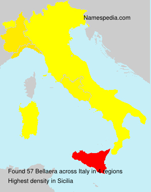 Surname Bellaera in Italy