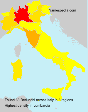 Surname Berlucchi in Italy