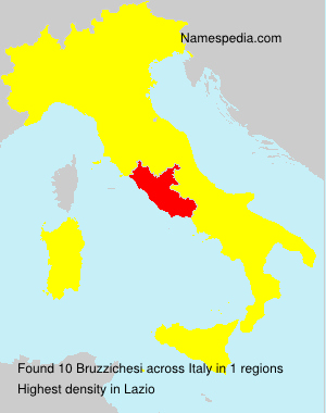 Surname Bruzzichesi in Italy