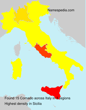 Surname Cornado in Italy