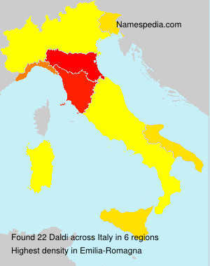 Surname Daldi in Italy