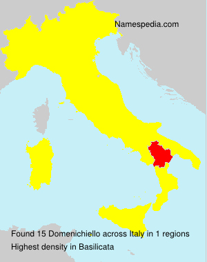 Surname Domenichiello in Italy