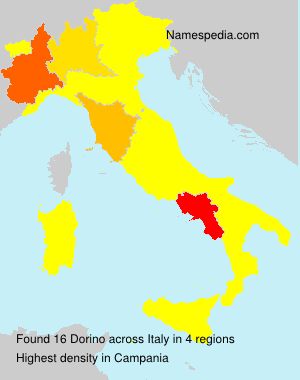 Surname Dorino in Italy