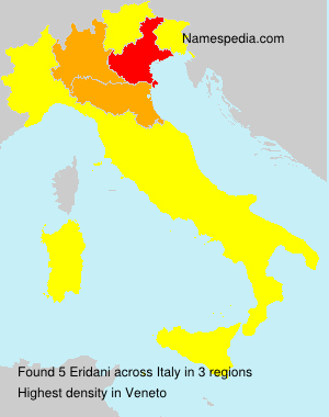 Surname Eridani in Italy