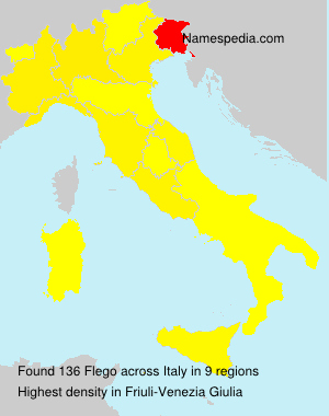 Surname Flego in Italy